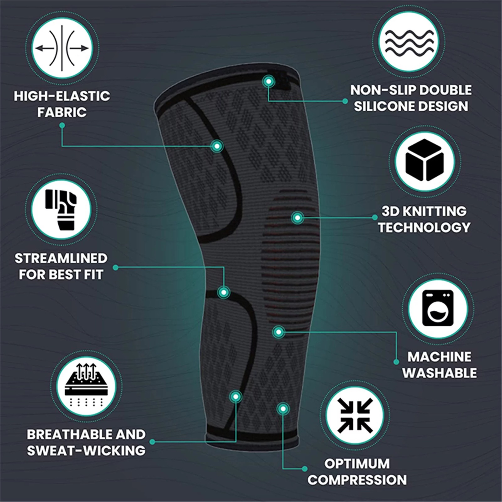 Knee brace support 10